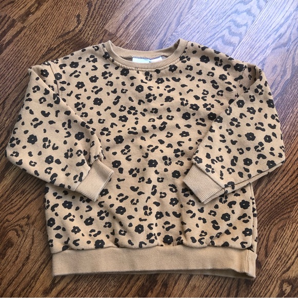 Zara Other - Zara Cheetah Print Sweatshirt